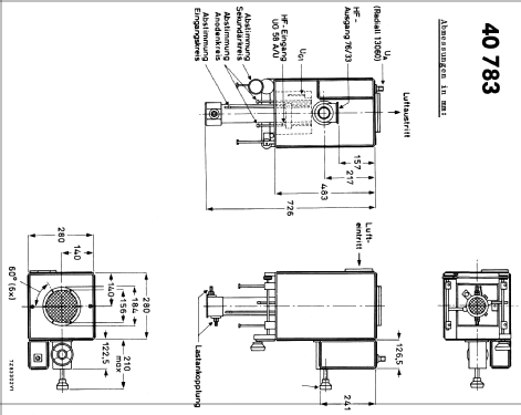 Breitbandverstärker 40783; Valvo GmbH, (ID = 224132) RF-Ampl.