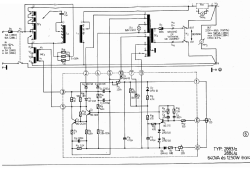 Transistorised 'AC' Voltage Stabilizer TR9267/2884-2; Vas- és Müszeripari (ID = 2594966) Fuente-Al