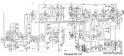 Latvija M137; VEF Radio Works (ID = 105446) Radio