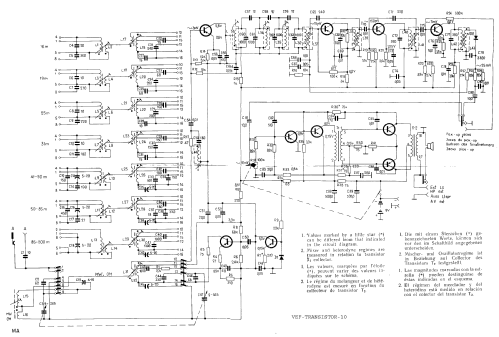 VEF Transistor 10; VEF Radio Works (ID = 104236) Radio