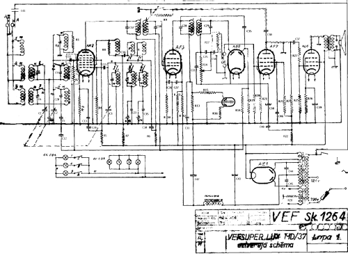 Vefsuper Lux MD/37; VEF Radio Works (ID = 657685) Radio