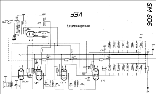 Vefsuper SM506; VEF Radio Works (ID = 21027) Radio