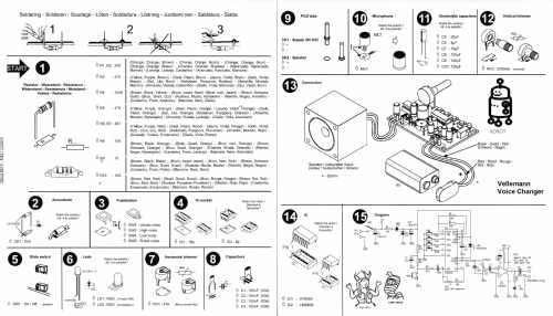 Voice-Changer MK171; Velleman, SA; Legen (ID = 1759581) Kit