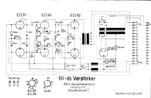 Verstärker 60dB ; Verstärkertechnik (ID = 1043515) Ampl/Mixer