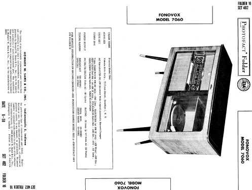 FonoVox The Prima Donna 7060; Videola-Erie Corp, (ID = 824664) Radio