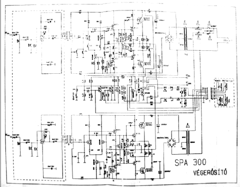 Audio Amplifier SPA 300; Videoton; (ID = 1681659) Ampl/Mixer