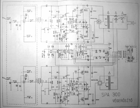 Audio Amplifier SPA 300; Videoton; (ID = 1681661) Verst/Mix