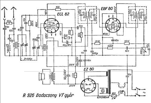 Dália R926A; Videoton; (ID = 281946) Radio