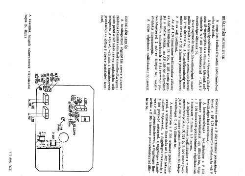 Minivizor TT-695OCU; Videoton; (ID = 1465276) Television