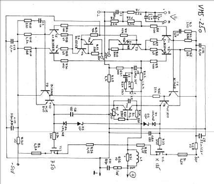 MOSFET - High Definition Stereo Power Amplifier VMS-250; Videoton; (ID = 2620167) Ampl/Mixer