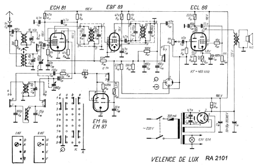 Velence de Luxe RA2101; Videoton; (ID = 177076) Radio