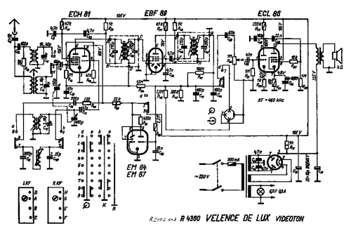 Velence de Luxe RA 2102; Videoton; (ID = 2450874) Radio