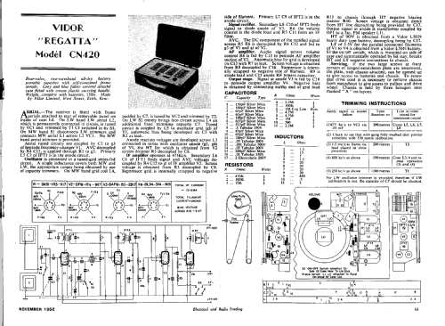 Regatta CN420; Vidor Ltd.; Erith (ID = 235559) Radio