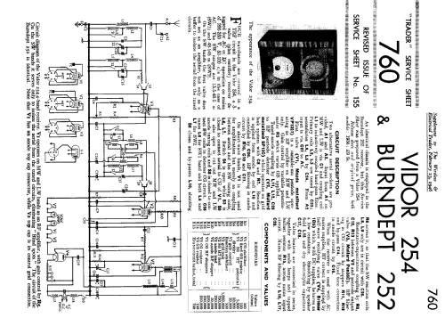 254 CN245; Vidor Ltd.; Erith (ID = 2177571) Radio