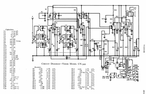 Chanson CN349; Vidor Ltd.; Erith (ID = 1663817) Radio