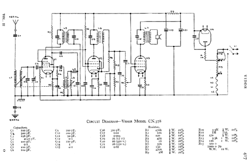 CN378; Vidor Ltd.; Erith (ID = 2077528) Radio