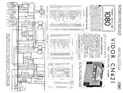 Gala CN421; Vidor Ltd.; Erith (ID = 1019911) Radio