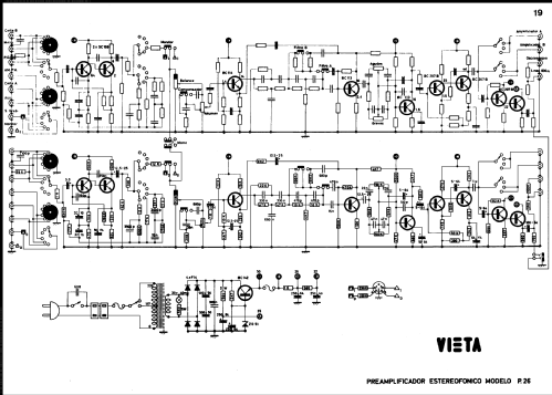 Preamplificador Estereofónico P-26; Vieta Audio (ID = 2284826) Ampl/Mixer