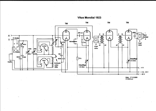 Mondial I ; Vitus, Fernand; (ID = 311969) Radio