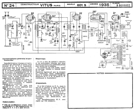 601 S6; Vitus, Fernand; (ID = 2485537) Radio