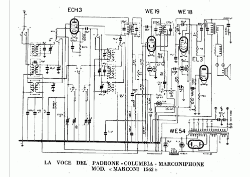 Marconi 1562 ; La Voce del Padrone; (ID = 340203) Radio