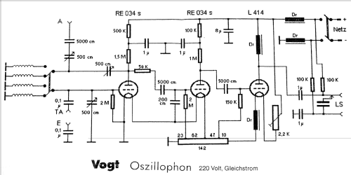 Oszillophon 220G; Vogt, Hans; Berlin (ID = 895689) Radio