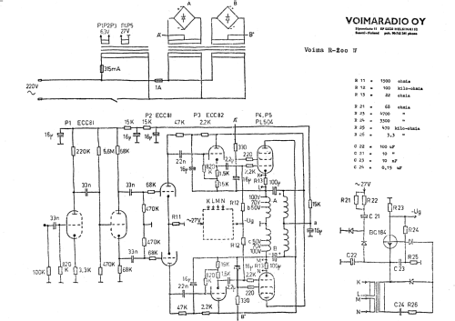 R-200W; Voima, Helsinki (ID = 1433864) Ampl/Mixer