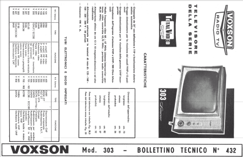 Linear 303; Voxson, FARET F.A.R. (ID = 1118557) Television