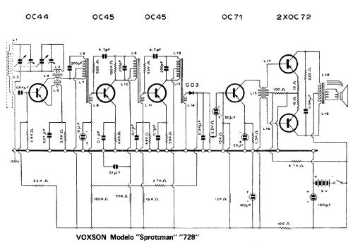 Sportsman 60 Ch=728; Voxson, FARET F.A.R. (ID = 319489) Radio