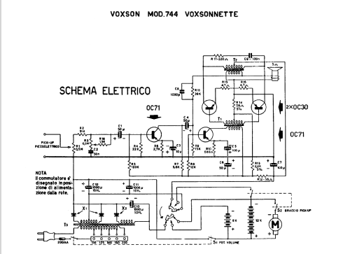 Voxsonnette 744; Voxson, FARET F.A.R. (ID = 443310) Enrég.-R