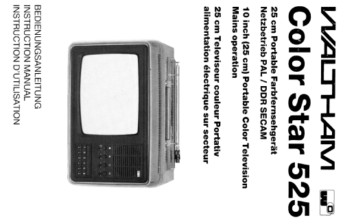 Color Star 525; Waltham S.A., Genf (ID = 1698588) Televisore