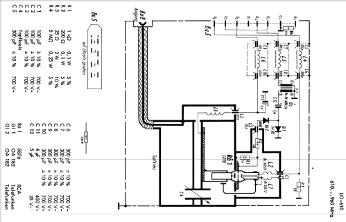 Leistungsoszillator - Power Oscillator 610 - 960 MHz LO-610; Wandel & Goltermann; (ID = 2509528) Equipment
