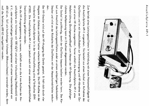 Leistungsoszillator - Power Oscillator 30...90 MHz LO-30; Wandel & Goltermann; (ID = 2509842) Equipment