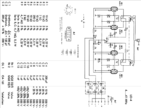 Leistungsoszillator - Power Oscillator 4..40 MHz LO-4; Wandel & Goltermann; (ID = 712351) Equipment