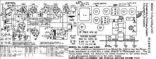 0-82 ; Warwick Mfg. Corp., (ID = 706955) Radio