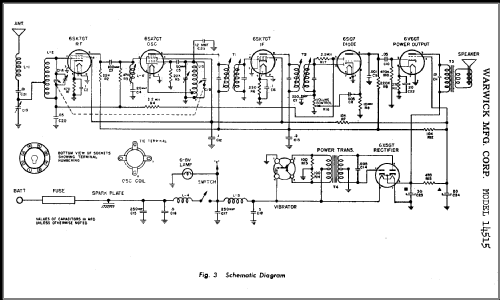 14515 ; Warwick Mfg. Corp., (ID = 313960) Radio