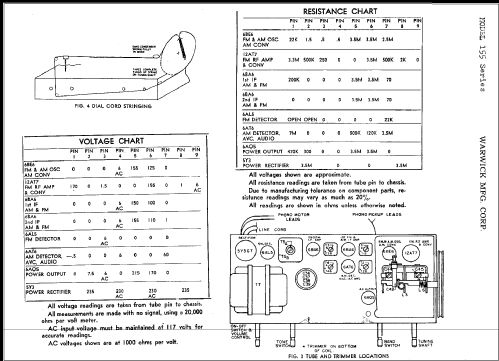 155 series ; Warwick Mfg. Corp., (ID = 313238) Radio