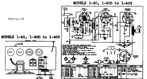 1-402 ; Warwick Mfg. Corp., (ID = 713666) Radio