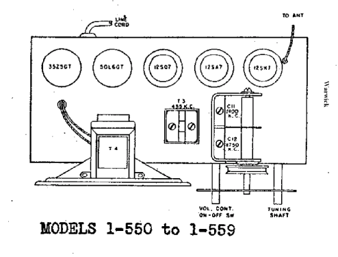 1-552 Ch= 1-55; Warwick Mfg. Corp., (ID = 713978) Radio