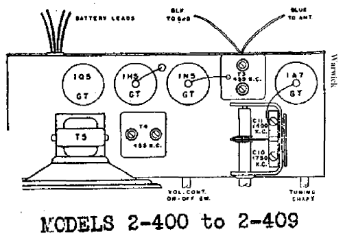 Troubador 2-402 ; Warwick Mfg. Corp., (ID = 714596) Radio