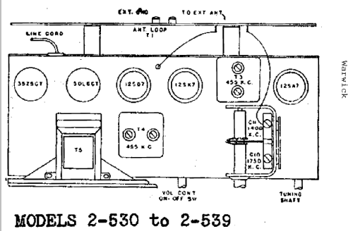 Troubador 2-533 Ch= 2-53; Warwick Mfg. Corp., (ID = 715299) Radio