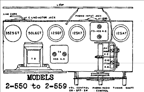 2-550 Ch= 2-55; Warwick Mfg. Corp., (ID = 715604) Radio