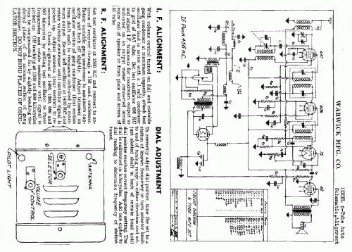 5-Tube Auto ; Warwick Mfg. Corp., (ID = 704220) Autoradio