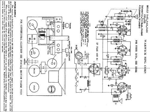 630 ; Warwick Mfg. Corp., (ID = 711197) Radio