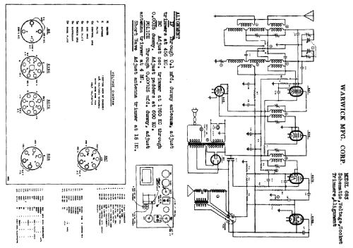 683 ; Warwick Mfg. Corp., (ID = 712116) Radio