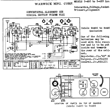 9-484 ; Warwick Mfg. Corp., (ID = 716517) Radio