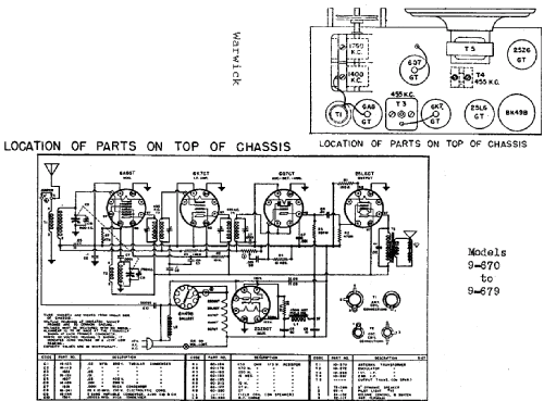 9-674 ; Warwick Mfg. Corp., (ID = 716863) Radio