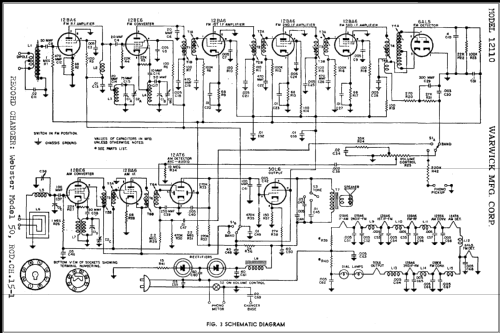 Clarion 12110M Ch= 12110; Warwick Mfg. Corp., (ID = 313580) Radio