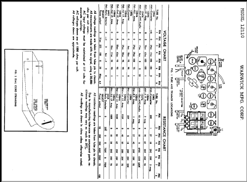 Clarion 12110M Ch= 12110; Warwick Mfg. Corp., (ID = 313583) Radio