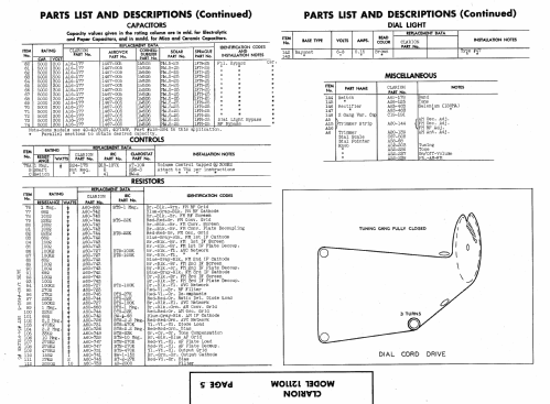 Clarion 12110M Ch= 12110; Warwick Mfg. Corp., (ID = 466551) Radio